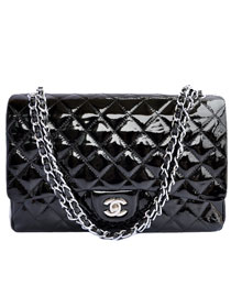 AAA Cheap Chanel Jumbo 2.55 Series Flap Bag A47600 Black Silver On Sale